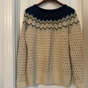 Ovik Patterned Wool Active Sweater